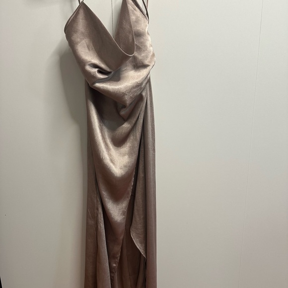 Free People Tan Backless Slip Dress - Picture 2 of 7